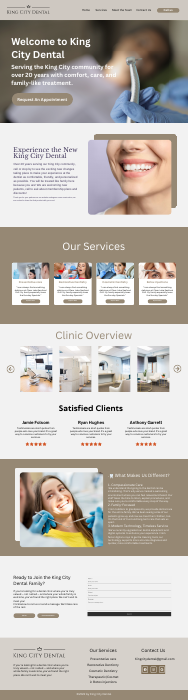 Health Website Design Mockup case study thumbnail