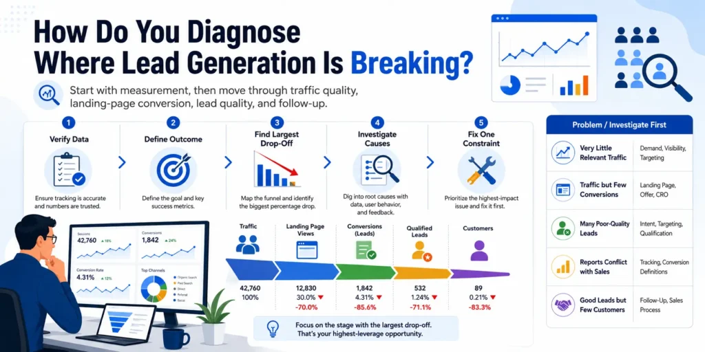How Do You Diagnose Where Lead Generation Is Breaking?