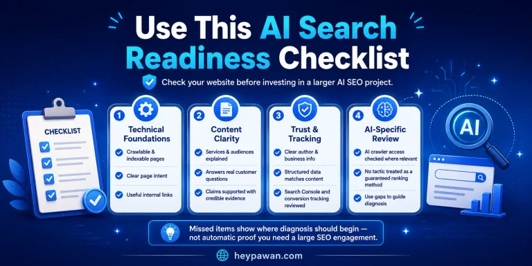 Does Your Small Business Need AI SEO? A Website Readiness Checklist