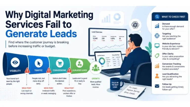 Why Digital Marketing Services Fail to Generate Leads: What to Check First