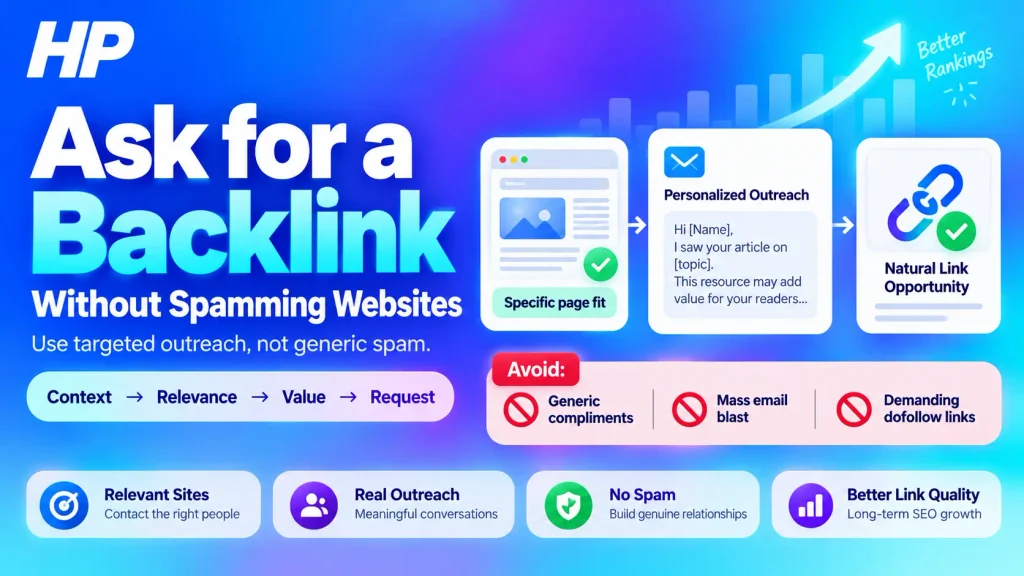 Backlink Without Spamming Websites