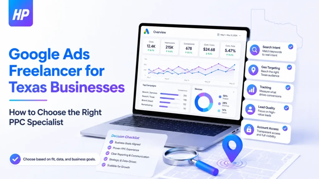Google Ads Freelancer Texas: How to Choose a PPC Specialist