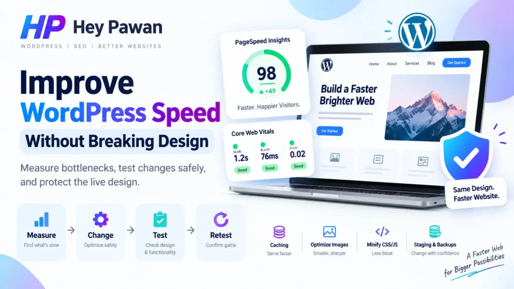 Improve WordPress Speed Safely