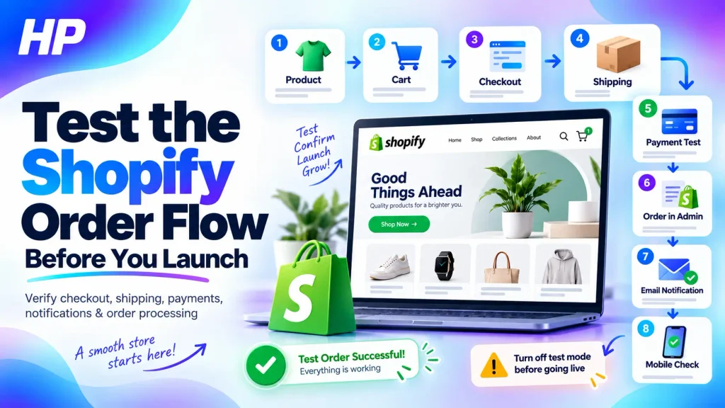 Shopify Order Flow Before Launch