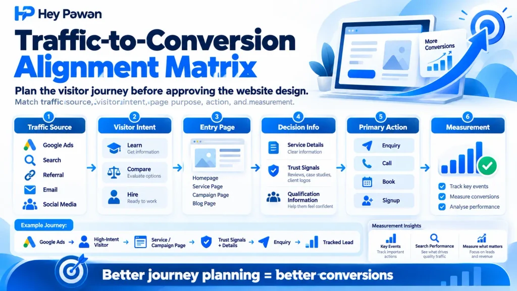 Traffic-to-Conversion Alignment Matrix