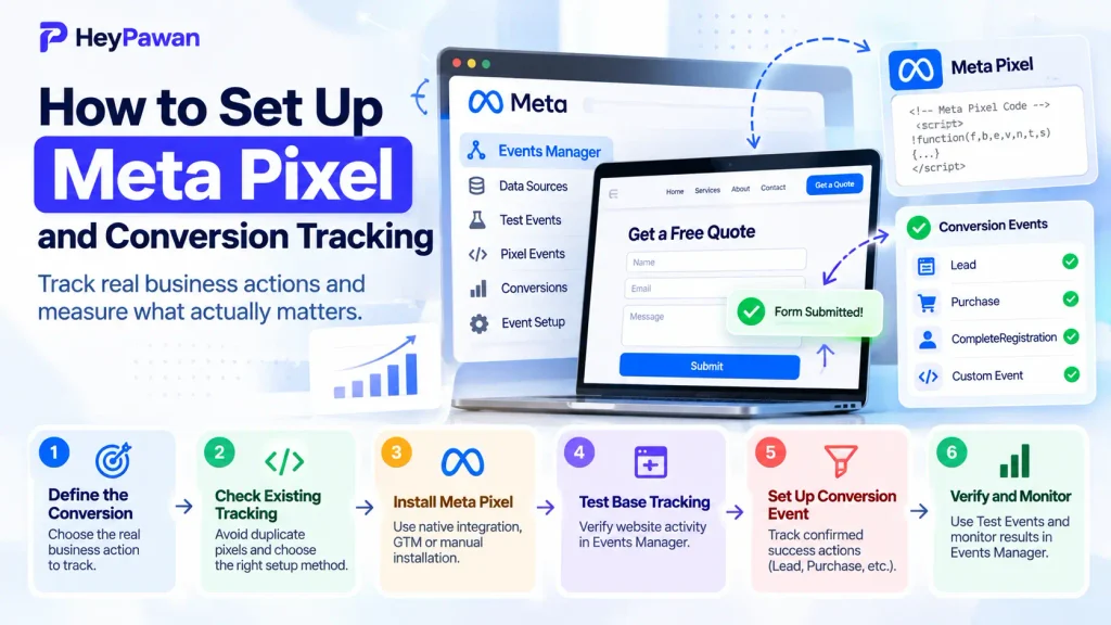 set up Meta Pixel and conversion tracking
