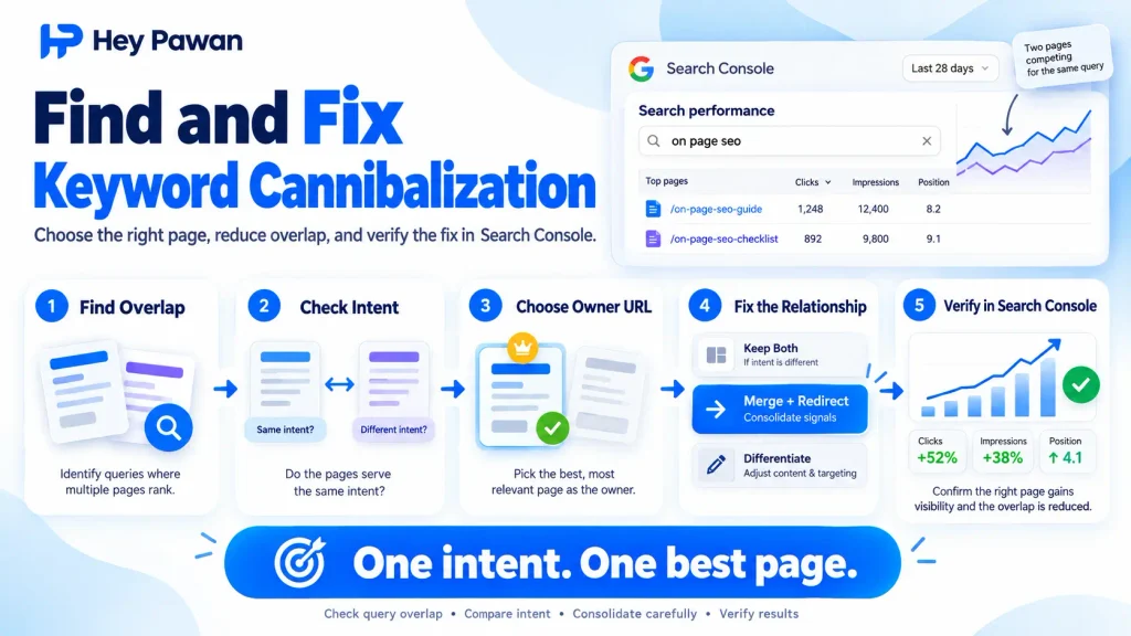 Fix Keyword Cannibalization