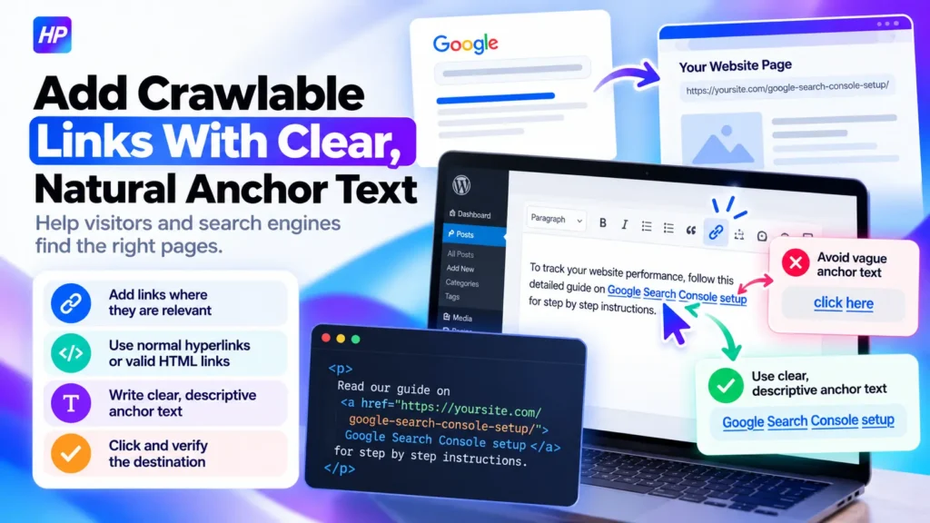 Clear Anchor Text for Better SEO